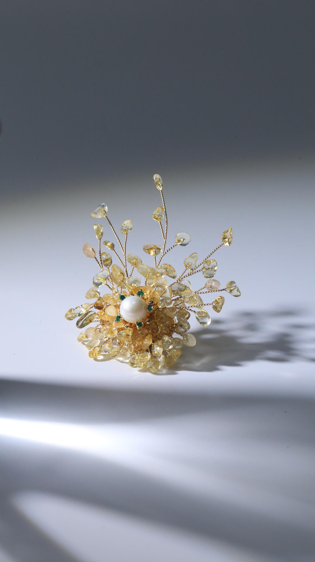 Morado Crystal Fireworks Brooch | Handmade Summer Spark Jewelry for Joy & Abundance • Multi-wear design