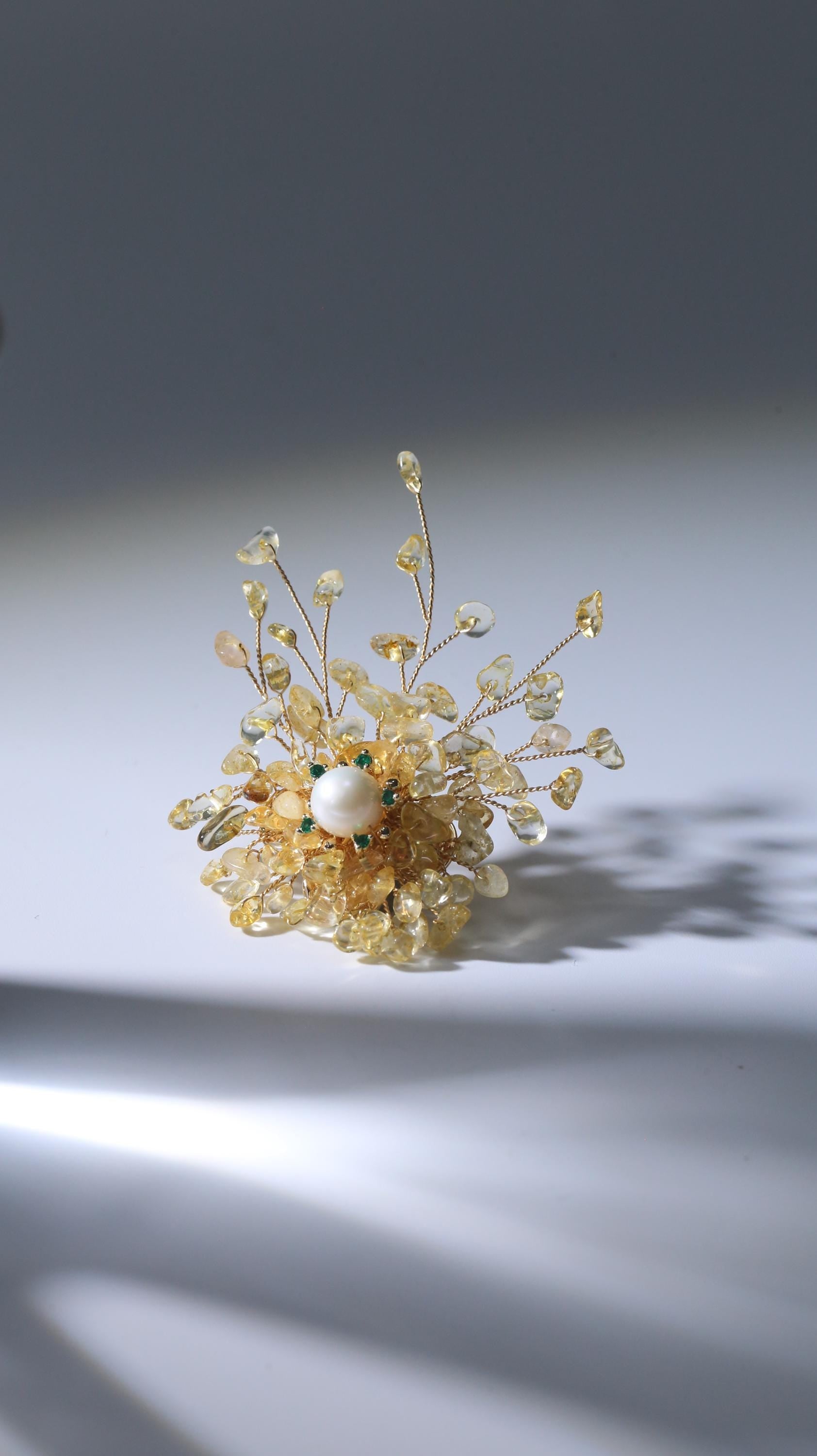 Morado Crystal Fireworks Brooch | Handmade Summer Spark Jewelry for Joy & Abundance • Multi-wear design